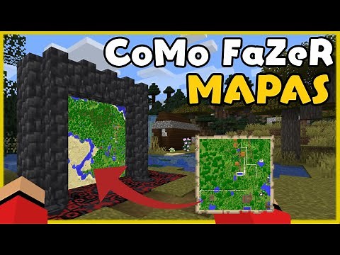 Como fazer MAPA no MINECRAFT - AJUDA MUITO! - Tuto Rápido