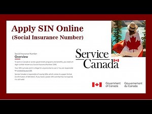 How to apply SIN number online in Canada (Social Insurance Number) step by step information 2022