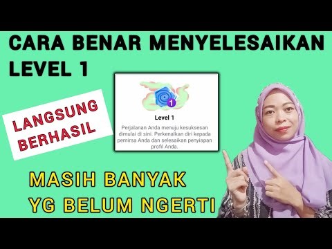 CARA BENAR MENYELESAIKAN LEVEL 1 LANGSUNG BERHASIL ||FACEBOOK PROFESIONAL