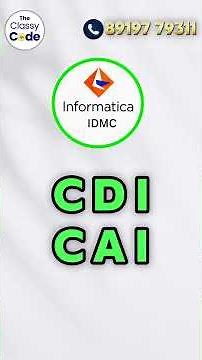 Software Course in 60 Days | IICS | IDMC | CDI | CAI | Interview Support | Job Support #iics #idmc