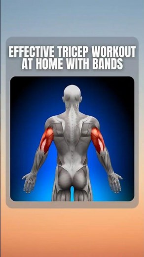 Effective Triceps Workout At Home With Bands