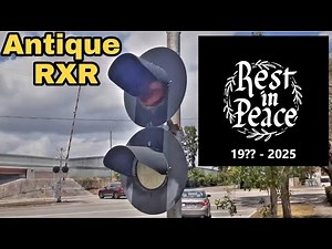 Rare Antique Railroad Crossing Signal Removed RIP