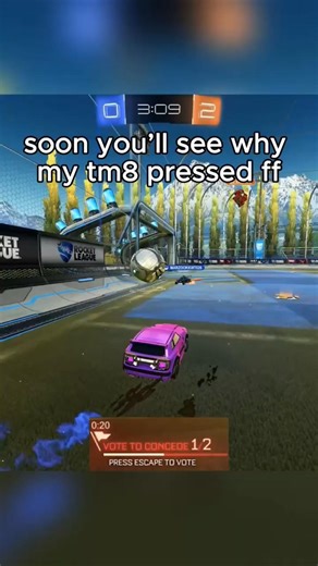 Now You’ll See Why My Tm8 Pressed FF 😭 #rl #rocketleague #rocketleagueclips