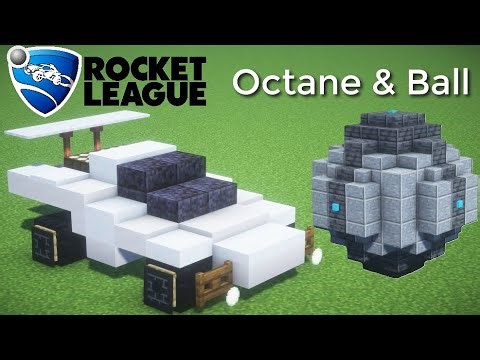 Minecraft | Rocket League: Octane & Ball Tutorial