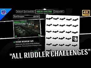 🕵️‍♂️ Batman Arkham Asylum – All Riddler Trophies Locations & Solutions (Full Guide)