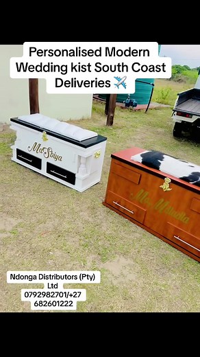 Personalised Modern Wedding Kist | Ndonga Distributors