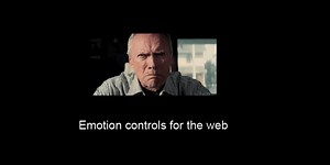Emotion controls for the web