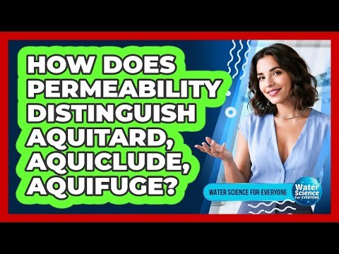 How Does Permeability Distinguish Aquitard, Aquiclude, Aquifuge?