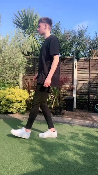 Learn the Toosie Slide Dance - Right Foot Up, Left Foot Slide