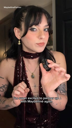 ryan bailey potter 🪽 on Instagram: "all the essentials you need to turn heads at your next holiday party! @maybelline will always an affordable go to! literally love how this turned out! products mention: cloudtopia blush 08 enchanted mauve body mascara lifter liner in 03 player serum lipstick in 001 crop top #MaybellinePartner #Maybelline #makeup"