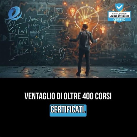 Apri il tuo eLearning Center e porta la formazione a un nuovo livello.