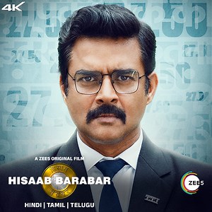 1.5M views · 6.1K reactions | Every scam is built on lies, but what happens when the truth is exposed? Hisaab Barabar starring R. Madhavan is now streaming on ZEE5. | ZEE5 | Facebook