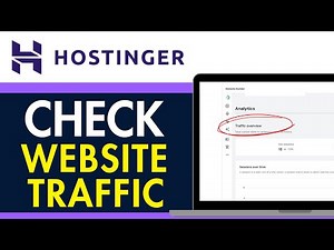How to Check Your Website Traffic in Hostinger Website Builder 2025 (QUICK & EASY)