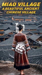 The Miao Ancient Village is a place where the Miao people have lived for generations in southwest China and is famous for its unique culture and architectural style.#travel | Freya