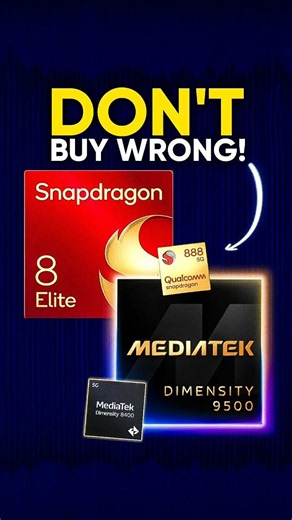 Snapdragon vs MediaTek 😳 Stop Buying the Wrong Processor! #shorts