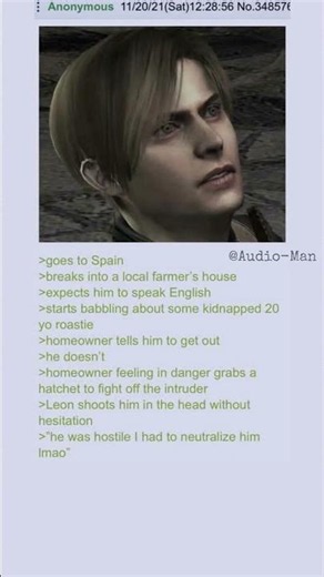 Leon Kennedy Is a Psychopath | Resident Evil Greentext