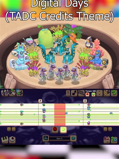 the music that plays after half the cast gets abstracted leaving everyone traumatized #msm #composer #composerisland #mysingingmonster #tadc #theamazingdigitalcircu #cover #music #deltarune