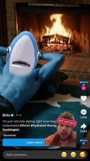 Brita water filter wastes money on a nonsense ad #britawater #leftshark #deadmeme #totalwaste #imagecompression