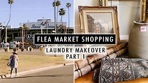 Affordable Flea Market Finds for Our Laundry Room Makeover