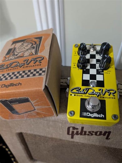 DigiTech CabDryVR Dual Cabinet Simulator 2010s - Yellow/Black/White | Reverb