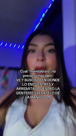 Dancing in a Cozy Room with Blue LED Lights