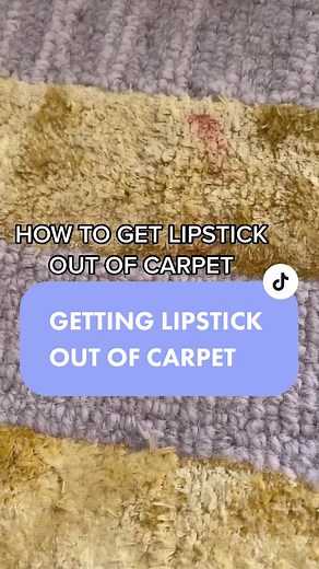 Effective Ways to Get Lipstick Stains Out of Carpet