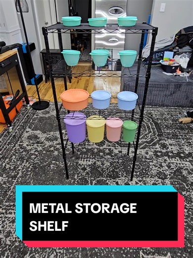 Adjustable Metal Wire Shelf Unit for Efficient Storage