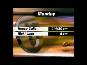 WWOR Commercial Breaks (November 18, 2000)