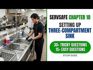 ServSafe 2026: How to Properly Set Up a 3 Compartment Sink for Health Inspections