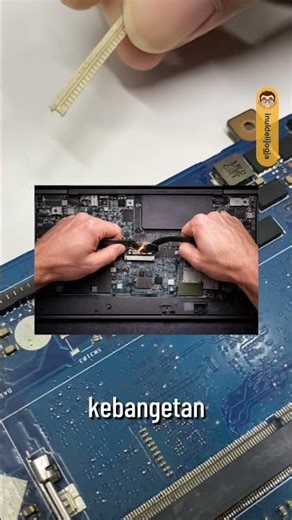 CARA MEMASANG SOKET YANG LEPAS !! #shorts #viral #fypシ #servis #laptop #jogja #tutorial