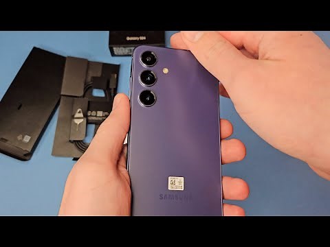 Samsung Galaxy S24 Cobalt Violet Unboxing