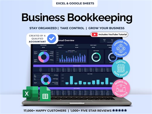 Bookkeeping Spreadsheet Small Business Finance Tracker Excel Easy Income & Expense Template Google Sheets Profit and Loss Accounting Sales - Etsy Australia