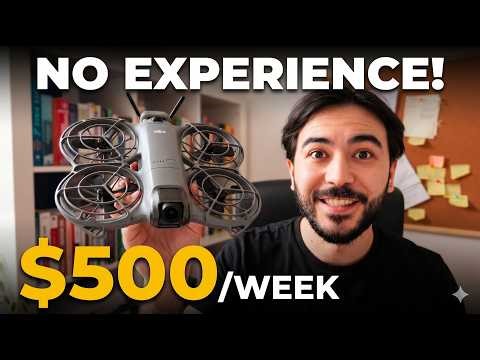 I Made $500 With a Drone… Starting From ZERO