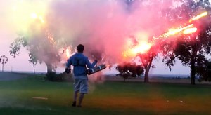 Dual Wielding Roman Candle Cannons