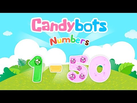CandyBots 123 Numbers - Learn the Numbers from 1 to 50 by Healing Them | CandyBots Games