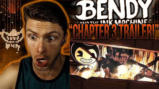 Vapor reacts #429 | BATIM Bendy and the Ink Machine chapter 3 reveal trailer by TheMeatly reaction