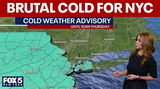 NYC will be brutally cold tonight