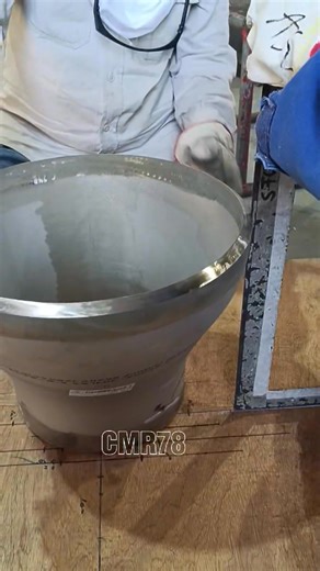 Full video of layout 10"X16" Eccentric reducer stainless pipe spool. #fabrication #stainlesssteel #Workshop #pipe #layout | Christopher Rejano