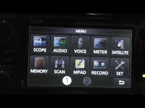 ICOM IC-9700の設定などを色々見てみました