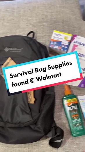 Walmart Survival Bag Shopping Guide