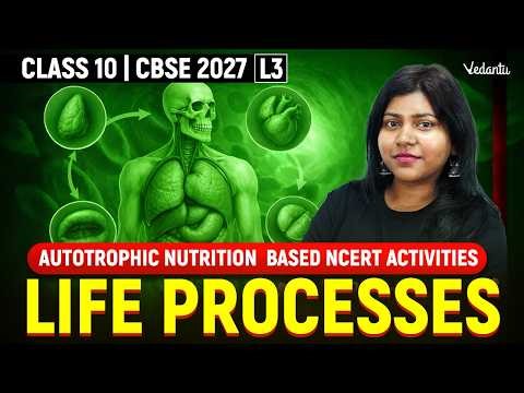 Life Processes | Autotrophic Nutrition Based NCERT ACTIVITIES L3 | Class 10 | Sandra Ma'am