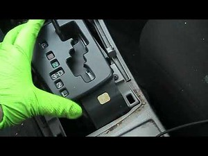 How to replace change 09-13 Corolla shifter box center console gearbox light bulb 74 LLB2 / 2721