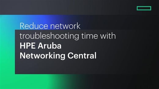 Reduce network troubleshooting time with HPE Aruba Networking Central | Sonja Tarr