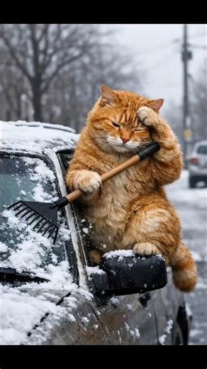 cute little cat working 😁 #cat #aistory #story #cartoon #catvideos