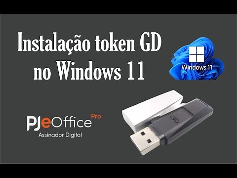 How to install a GD Digital Certificate token on Windows 11 PjeOffice Digital Signature