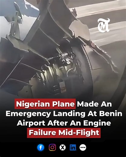 Nigeria’s Arik Air Boeing 737 carrying more than 80 passengers made an emergency landing at Benin Airport after suffering engine trouble on a domestic flight from Lagos to Port Harcourt, authorities said on Thursday. #nigeria #arikair #emergencylanding | The MES Times