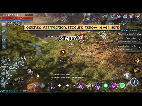 Poisoned Attrraction - Procure Yellow Fever Herb Mir4 Mission