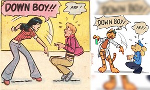 What Is The 'Down Boy, Arf' Meme And Where Did It Come From? The Viral 'Archie Comics' Panel Explained
