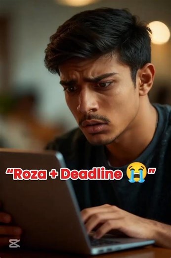 Roza + Assignment Deadline 😭 | Every Student During Ramadan#ramadan #assignment #shortvideo #reel