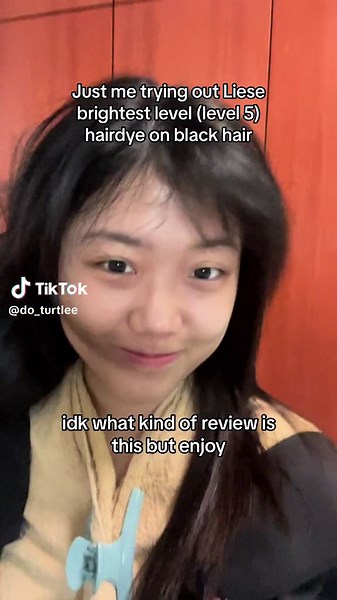 Liese Hair Dye Review: Level 5 on Black Hair